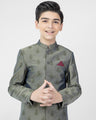 Boy's Green Sherwani Suit - EBTS21-34019