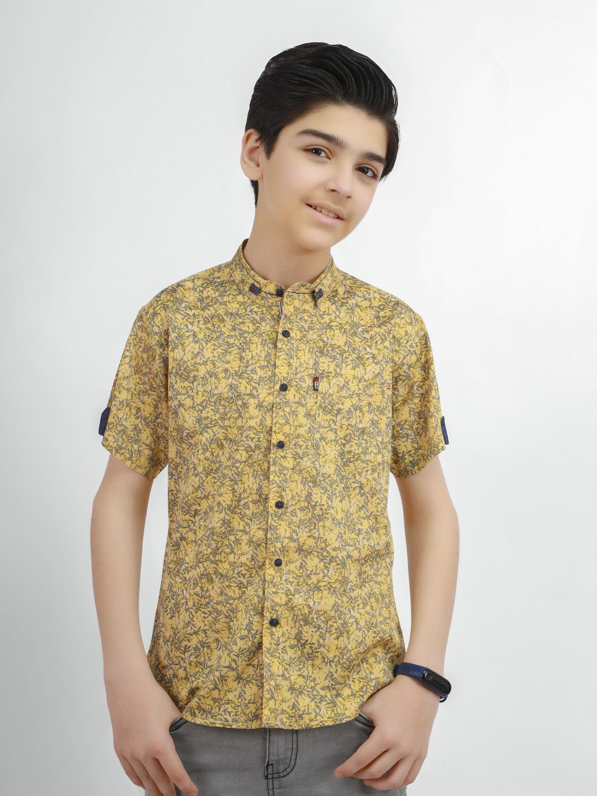 Boy's Light Gold Shirt - EBTS21-27298