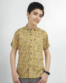 Boy's Light Gold Shirt - EBTS21-27298