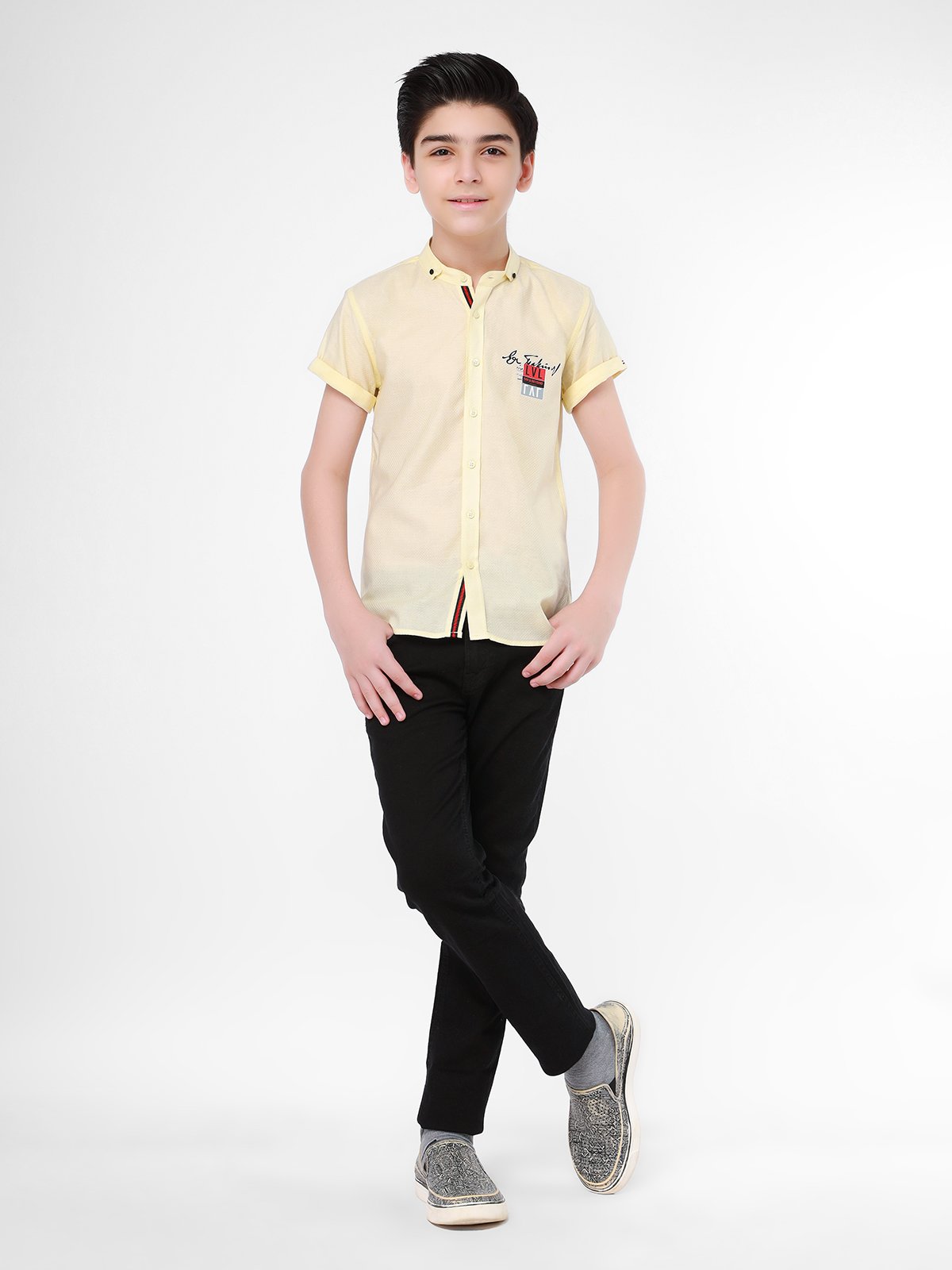 Boy's Cream Shirt - EBTS21-27320