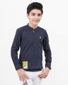 Boy's Navy Shirt - EBTS21-27348