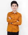 Boy's Dark Mustard Shirt - EBTS21-27352