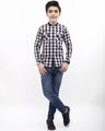Boy's Black & White Shirt - EBTS21-27360