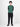 Boy's Green & Black Waist Coat Suit - EBTWCS21-25133