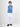 Boy's Blue & White Waist Coat Suit - EBTWCS21-25134