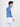Boy's Blue & White Waist Coat Suit - EBTWCS21-25134