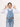 Girl's Light Blue Dungaree - EGTDD21-002