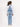 Girl's Light Blue Dungaree - EGTDD21-002