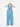 Girl's Blue & Off White Dungaree - EGTDK21-004