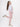 Girl's Pink & Off White Dungaree - EGTDK21-005
