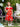 Girl's Red Frock - EGTF21S-0818