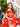 Girl's Red Frock - EGTF21S-0818