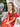 Girl's Red Frock - EGTF21S-0818