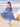 Girl's Blue Frock - EGTF21S-0821