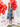 Girl's Blue Multi Frock - EGTF21S-0822