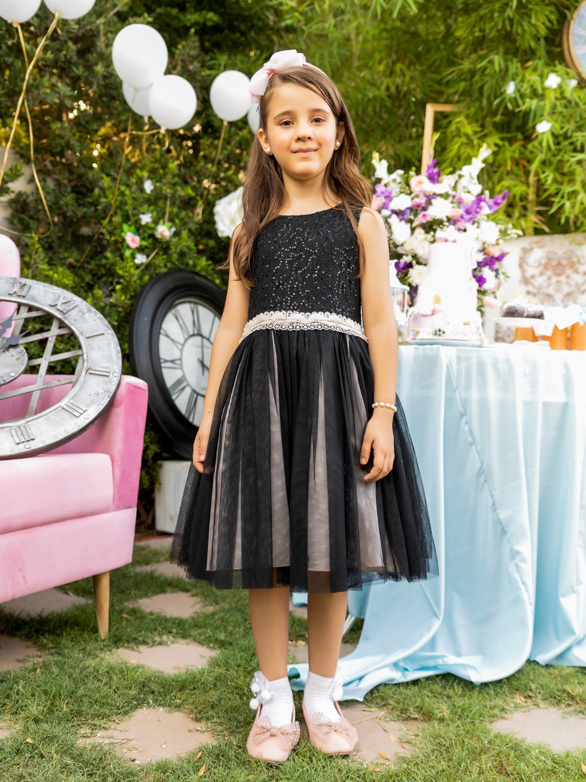 Girls clearance black frock