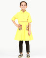 Girl's Yellow Frock - EGTFW21S-242