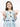 Girl's White & Blue Pret - EGTKP21-70286 (2-Pcs)