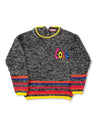 Girl's Charcoal Sweater - EGTSWT21-003