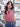 Girl's Maroon & White Top - EGTK21-017
