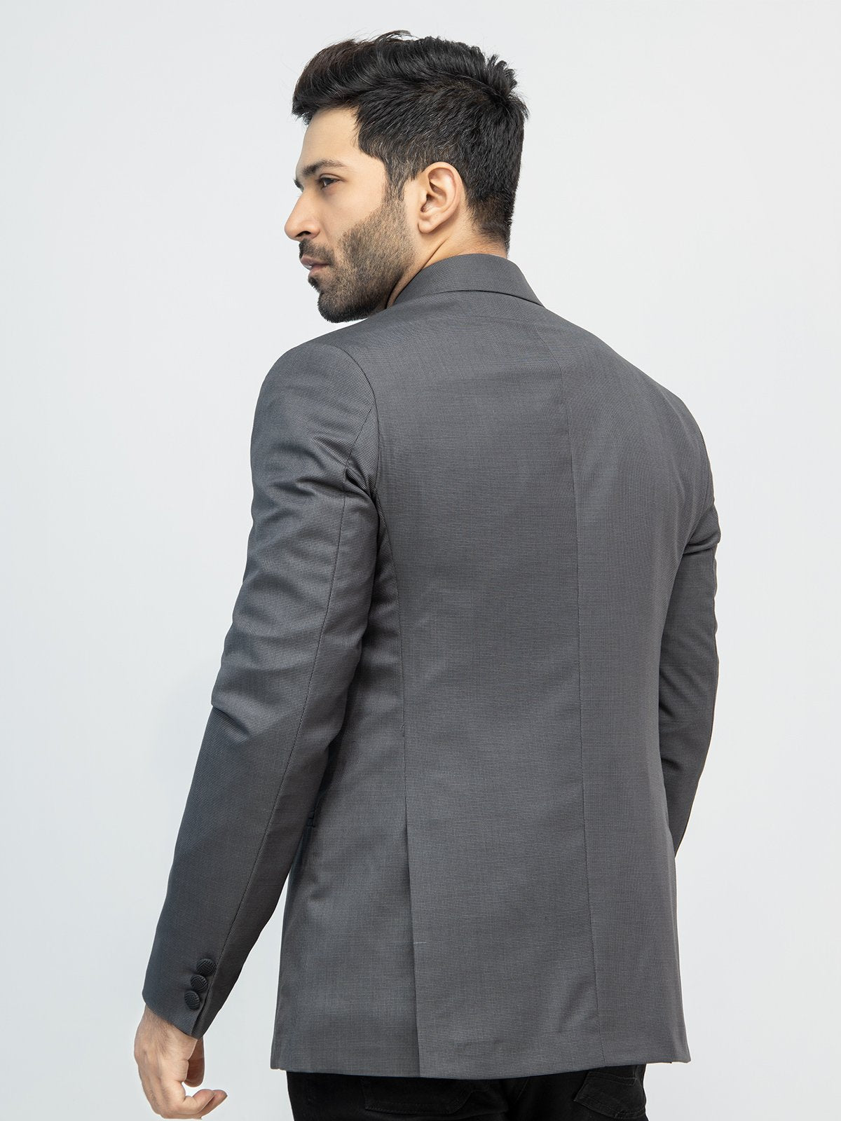 edenrobe Men's Charcoal Blazer - EMTB21-6735 – edenrobe Pakistan