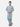 Men's Mid Blue Kurta Shalwar - EMTKS21S-40923