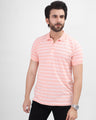 Men's Pink Polo Shirt - EMTPS21-002