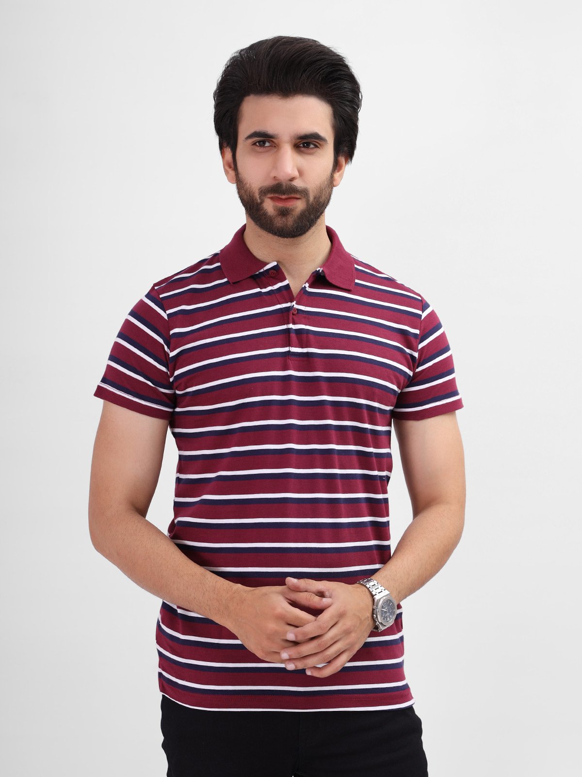 Men's Maroon Polo Shirt - EMTPS21-019