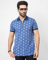Men's Blue Polo Shirt - EMTPS21-044