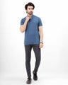 Men's Light Blue Polo Shirt - EMTPS21-047