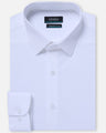Men's Pearl White Plain Shirt - EMTSB21-054