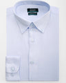 Men's Light Blue Textured Shirt - EMTSB21-021