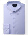 Men's Light Blue Textured Shirt - EMTSB21-026