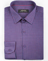 Men's Purple Box Checkered Shirt - EMTSUC21-131