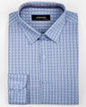 Men's Sky Blue Printed Shirt - EMTSUC21-142