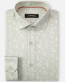 Men's Light Grey Floral Shirt - EMTSUC21-153