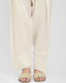 Women's White Trouser - EWBP21-76314
