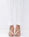 Women's White Trouser - EWBP21-76337