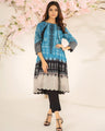 EWU21V2-20538 Unstitched Blue Embroidered Lawn 1 Piece