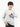 Boy's Heather Grey Full Sleeves Basic Tee - EBTBF22-004