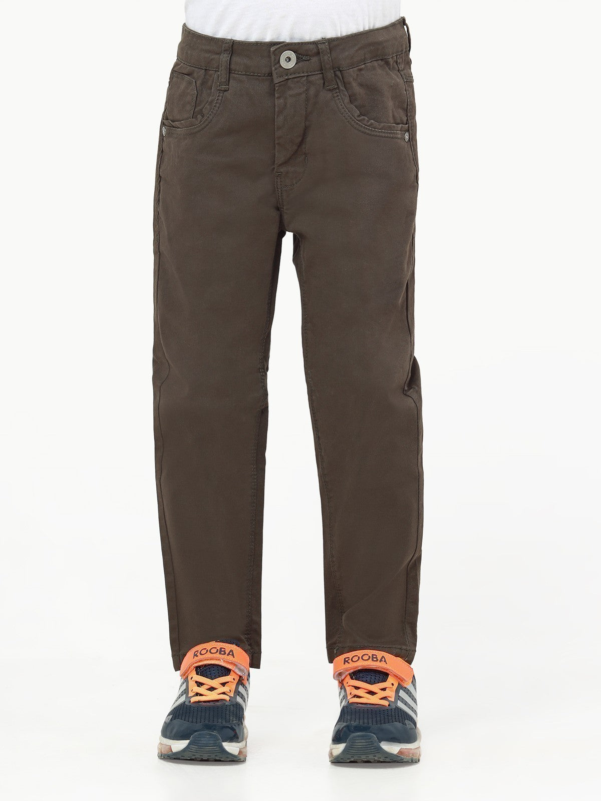 Charcoal Grey Boys Plus Size, Generous Fit, Adjustable Waist Chinos. 30 Charcoal Grey Boys Plus Size, Generous Fit, Adjustable Waist Chinos. 30