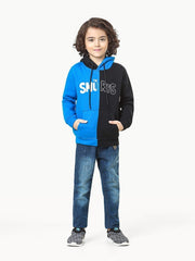 Boy's Blue & Black Hoodie - EBTH22-003