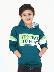 Boy's Dark Teal Hoodie - EBTH22-022
