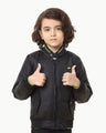 Boy's Black Neon Jacket - EBTJP22-001