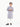 Boy's White Multi Kurta - EBTK22-3840