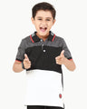 Boy's Black & White Polo Shirt - EBTPS22-004