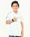 Boy's White Polo Shirt - EBTPS22-008