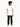 Boy's White & Black Polo Shirt - EBTPS22-014