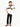 Boy's White & Black Polo Shirt - EBTPS22-014