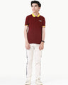 Boy's Maroon Polo Shirt - EBTPS22-018